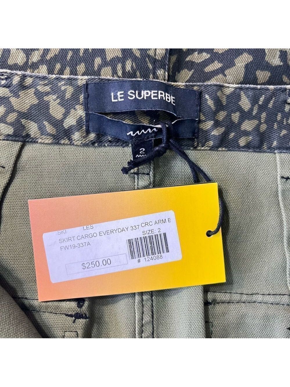 NEW Le Superbe Everyday Everyway Cargo Skirt Size 2 - Picture 9 of 12